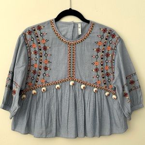 Zara trf blouse women size xs